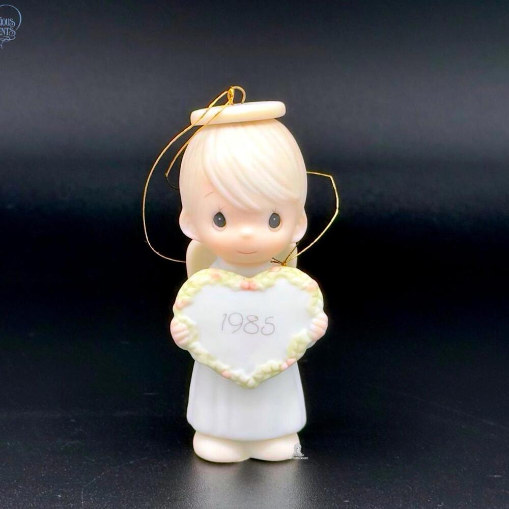 Vintage 1985 Precious Moments Angel Figurine - Heartwarming Collectible